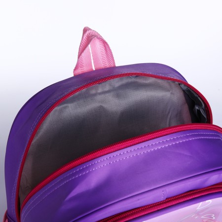 Baby backpack on lightning, 3 outer pockets, purple color-4