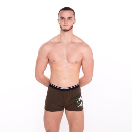 Panties men's boxers "You can", dark khaki color, size 50-1