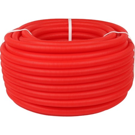 Corrugated pipe stout, d = 40, without a broach, a bay 30 m, red