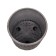 Round pot for flowers, 2l charcoal 15.5x14x14cm