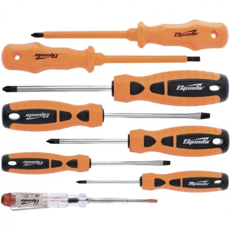 Set of screwdrivers SPARTA 135435, PH -SL - 5pcs, dielectric - 2pcs, screwdriver screwdriver