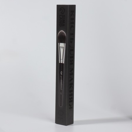 Premium makeup brush, 17.5 cm, black color-3