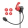 Hoco M105 headphones, game, wired, vacuum, microphone, 1.2 m, black