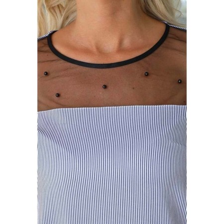 Female blouse, size 42, gray color-12