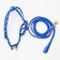 Set "Color Transes", leash 120 x 1 cm, fire 23-35 cm, blue
