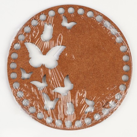 Donyshko for knitting Carved "Butterflies", circle 15 cm, HDF 3 mm-2