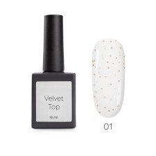 Matte fixer for gel polish with sparkles TNL SMUZI, No. 01, 10 ml