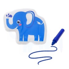 Bath toy with a “elephant” squeak + water pencil