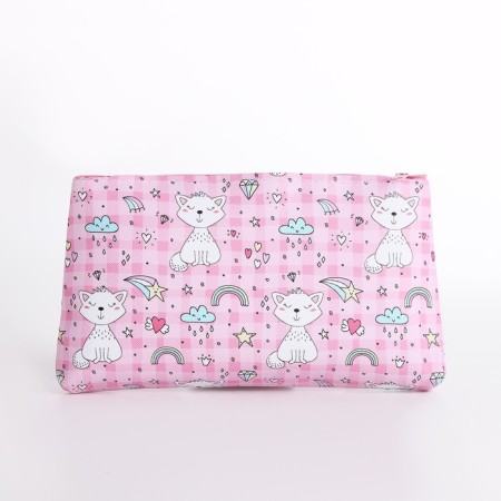 Lightning cosmetic bag, pink color-1