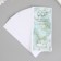 Sticker Paper Gratitude "Blue Marble with Scraps" set of 50 pcs 15x6 cm