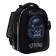 School backpack Devente Born to be Strong + watch, 38 x 28 x 16 cm, ergonomic back, black