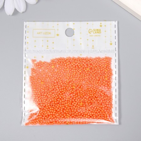 Glass beads 12/0 "Orange" 15 grams-2