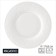 Porcelain dining porcelain Magistro "leaf", d = 25.8 cm, white color