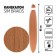 SIM-BRAIDS Kanecalon is monophonic, corrugated, 65 cm, 90 gr, blond color (#24)