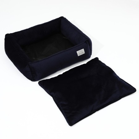 Lesse for cats and dogs velor Pet Lab, 45 x 40 x 15 cm, blue-3