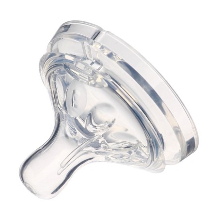 A nipple for a bottle, +6 months, fast flow, Natural, a wide throat 50mm.-6