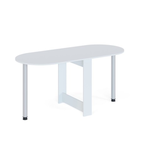 Folding table "SP-17", 916 (1574) × 674 × 740 mm, white color-3