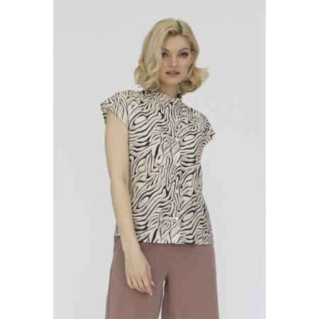 Blouse with a lowered shoulder, size 42-3