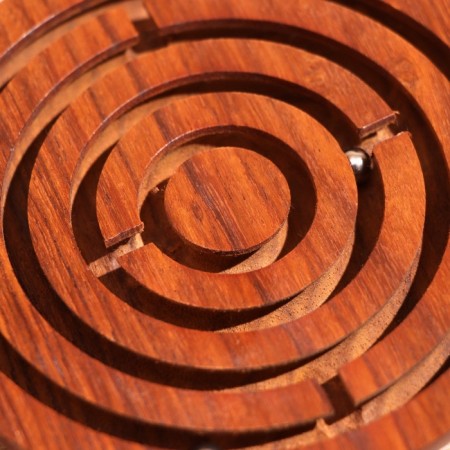 Group-labyrinth "Circle" 10x10 cm, tree shisham-3