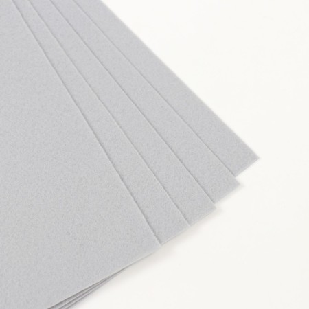 A set of felt 22x30 cm, 5 sheets, Korea, col. grey-2
