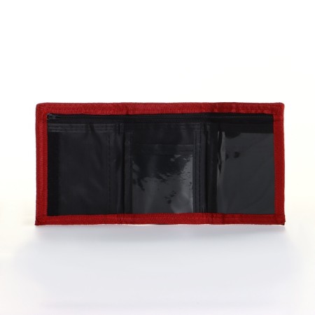 Velcro wallet, red color-5