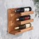 Regiment for bottles, 3 tiers, mocha 31x38x12 cm
