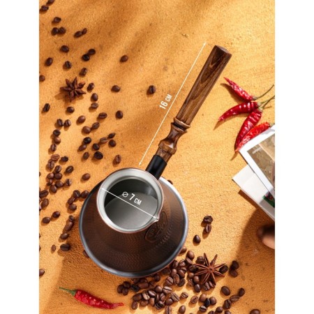 Turk for coffee "Armenian jezva", 680 ml, copper, induction-1