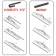 Wiper brush frame Skyway Standard, in a blister, 53cm/21 ", S02702024