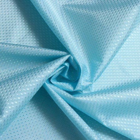 Bathroom curtain "Diamond", 180 × 180 cm, light blue color-3