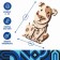 Wooden designer Drovo "Puppy Druzhok"
