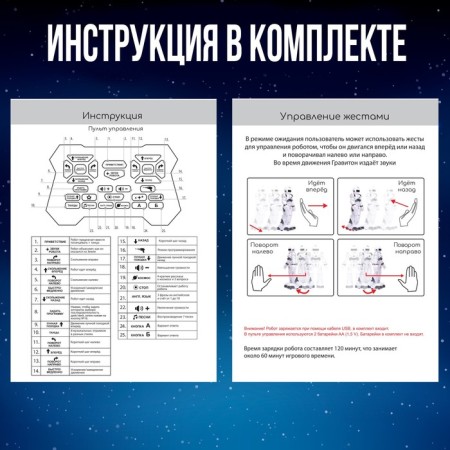 Robot Radio -controlled IQ Bot Gravitone, Russian voicing, red color-6