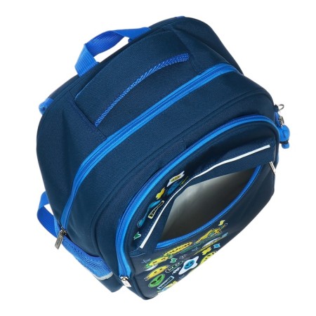 School backpack 38 x 29 x 14.5 cm, Hatber Ergonomic Light "Stickers" NRK_15146-7
