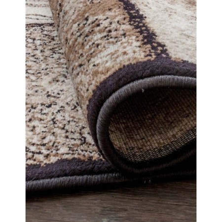 Rectangular carpet Merinos Valencia Deluxe, size 150x400 cm, color Brown-3