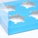 Box for 6 cupcakes, blue 26.8 × 18.2 × 10 cm