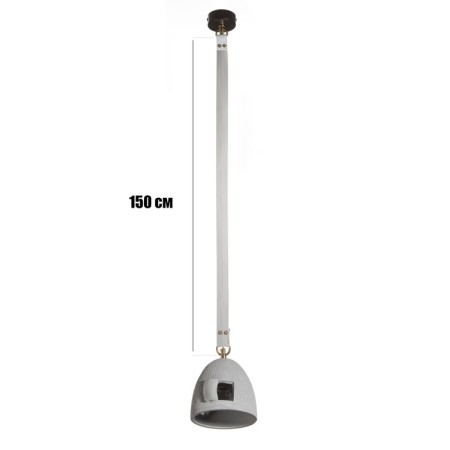 Seattle lamp E27 40W gray 15.5x15.5x20.5-170cm-9