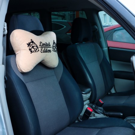 Pillow on the headrest Matech Bone Comfort Line, 38 x 25 x 10 cm, beige-1