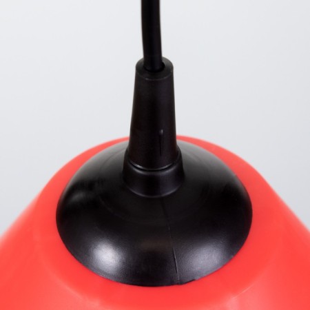 Susage "cone" 1x15W E27 Model: BR 00270 Black/Red 25x25x15cm-5