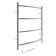 Robin electric heated towel rail, 500x600 mm, 4 crossbars