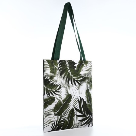 Bag Schoper "Tropics" 35x0.5x40 cm, Department without lightning, without lining, green-1