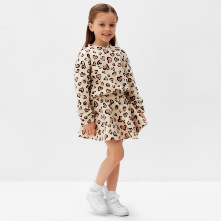 Kidshot (sweatshirt and skirt) KAFTAN LEO LOVE R.34 (122-128)-1