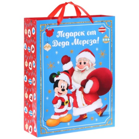 New Year. Gift package, 31x40x11.5 cm, packaging, Mickey Mouse-1