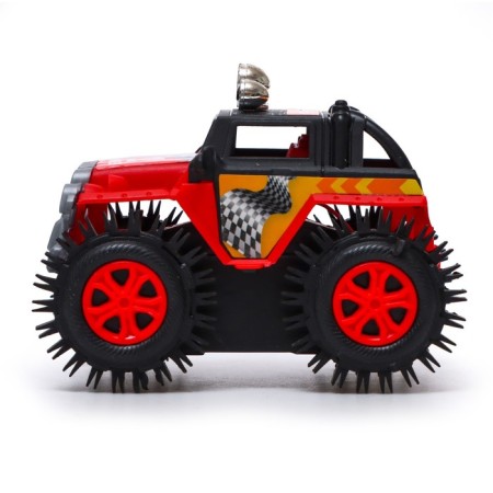 Jeep “SUV”, works on batteries, red color-1
