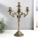 Summary Metal for 5 candles "Royal" Golden Patina 43x29x29 cm
