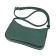 Female bag, artificial leather, green 23x3x12 cm