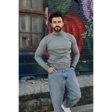 Jumper male ise, size 54, color gray color