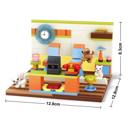 Constructor Spring "Cafe and Beast", 130 parts-1