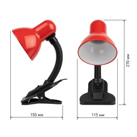 Desktop lamp era N-102, IP20, 40W, red-5