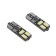 Auto Stuffing LED TORSO T10 W5W, 12 V, 6 SMD-5630, 3 W, with a trick, set 2 pcs