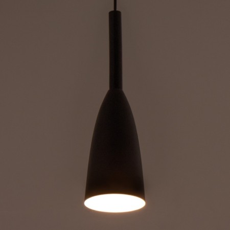 Lamp Bayerlux suspension "drop" 1x40W E27 black 10x10x28-128 cm-3