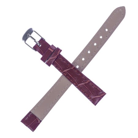 Solomon watch strap, 12 mm, eco-leather, L-19 cm, brown